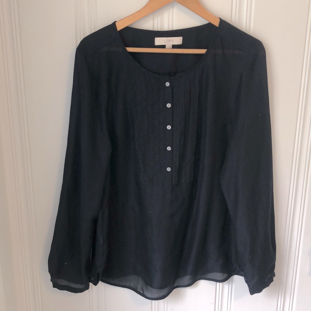 LOFT peasant style blouse